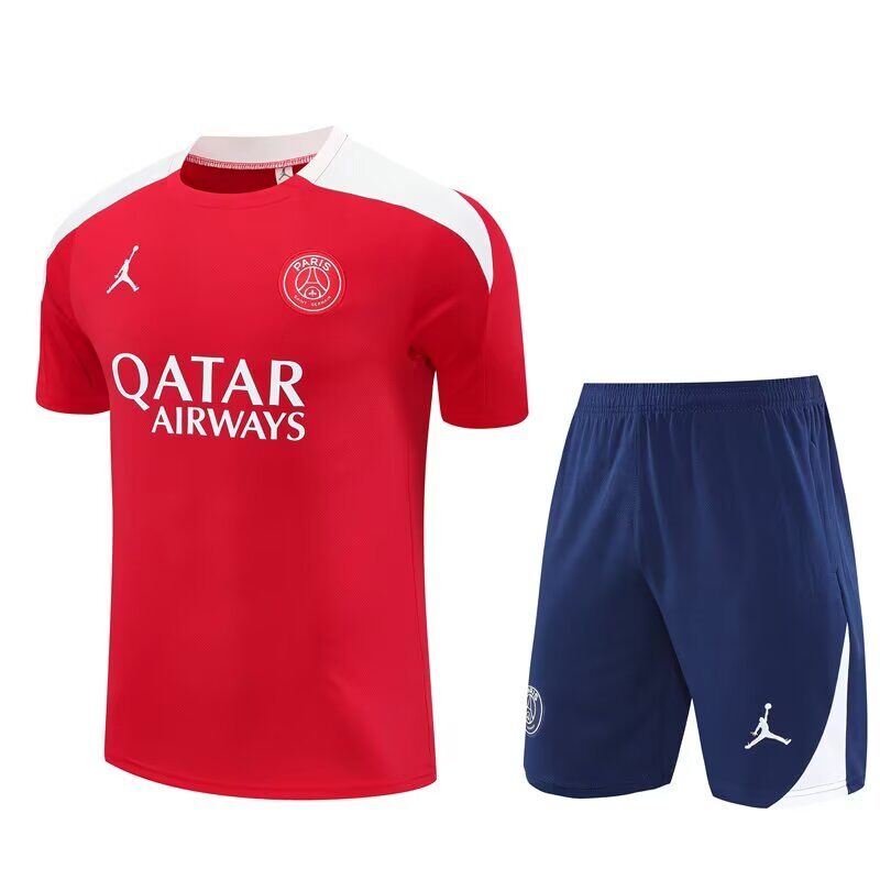 AAA Quality PSG 25/26 Red/White Training Kit Jerseys